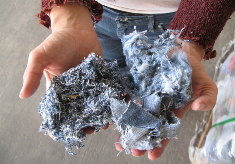 I:CO - Recycled denim scrap to fibre. 